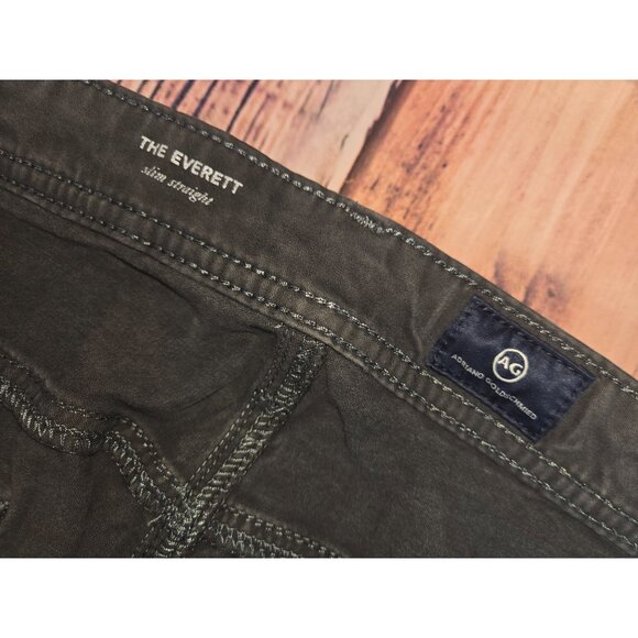 AG Adriano Goldschmied The Everett Slim Mens Pants 38x32 Gray - Picture 4 of 10